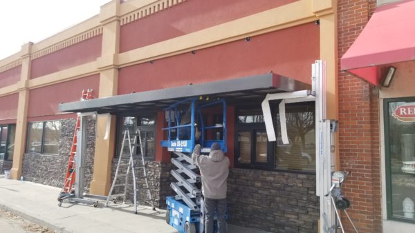 storefront commercial canopy