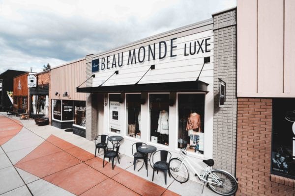 Beau Monde Luxe C-Channel Canopy Storefront