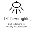 led down lighting commercial canopy